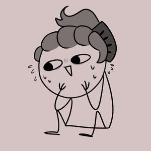 my art of the good shade from the videogame hades, smiling brightly as they receive a bottle of ambrosia